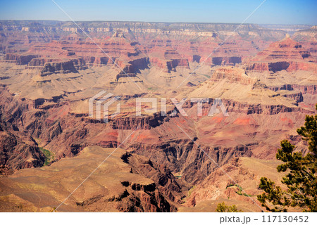 Hazy Sky Day At The Grand Canyon Arizona Hazy Sky Day At The Grand Canyon Arizona 117130452