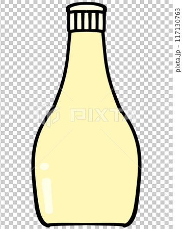 蛋黃醬插畫素材 117130763