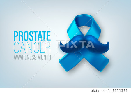 Prostate cancer awareness month. 3d vector illustration 117131371