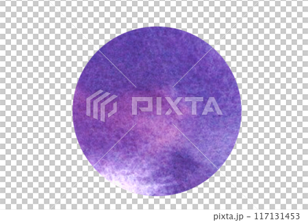 出血圓形水彩紋理形狀 出血圓形水彩紋理形狀 117131453
