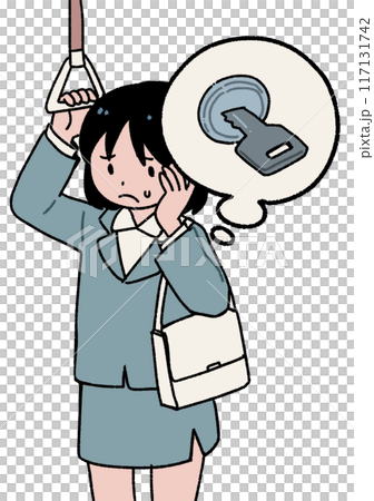 家の鍵を閉めたか心配になる人 117131742