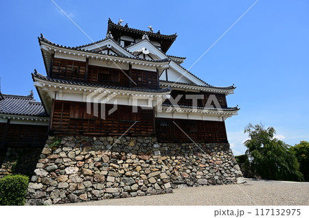 福知山城（京都府）の外観復元天守 117132975