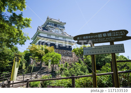 晴れの日の岐阜城 晴れの日の岐阜城 117133510