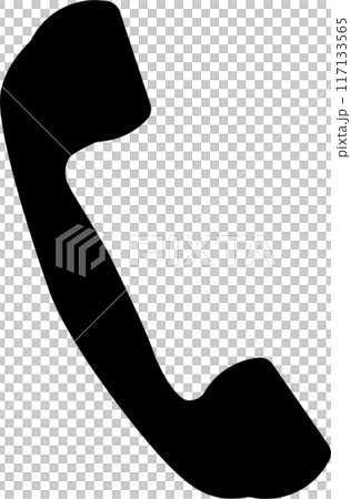 Handset pictogram Handset pictogram 117133565