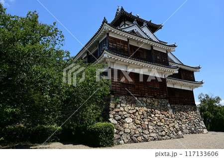 福知山城（京都府）の外観復元天守 117133606