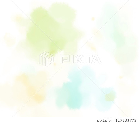 水彩タッチのカラフルなテクスチャ背景 117133775
