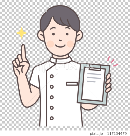 男護士一邊出示病歷一邊解釋 117134479