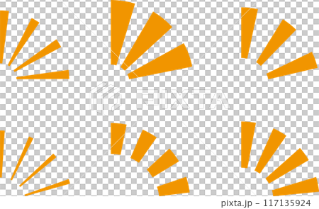 強調注意通知漫畫標記圖標集 117135924