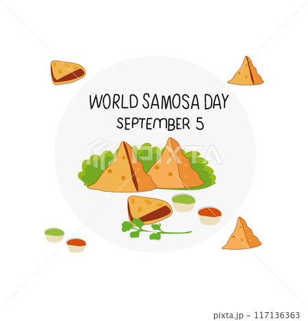 World Samosa Day Indian Street Food 117136363