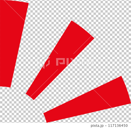 強調　注目　気づき　漫符マーク　アイコン　 117136450