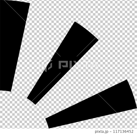 強調　注目　気づき　漫符マーク　アイコン　 117136452