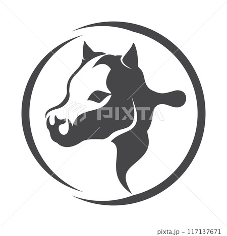 Cow Logo Template vector icon 117137671