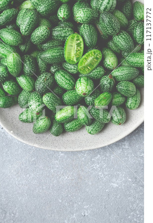 African cucumber, Mexican cucumber, mouse melon, Melothria, 117137772