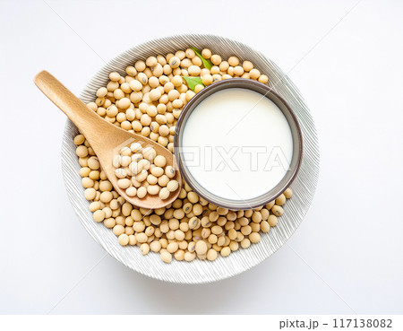 soy beans in bowl soy beans in bowl 117138082