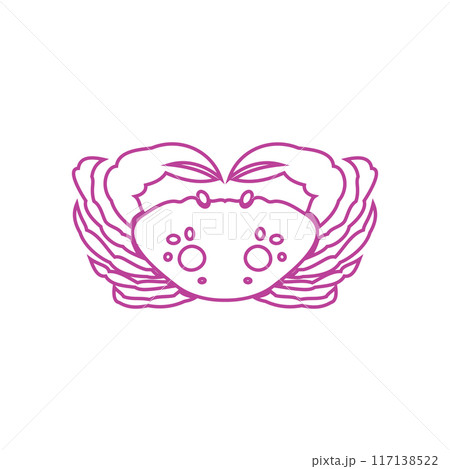 crab vector illustration design icon crab vector illustration design icon 117138522