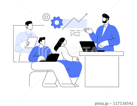 Leadership isolated cartoon vector illustrations. Leadership isolated cartoon vector illustrations. 117138542