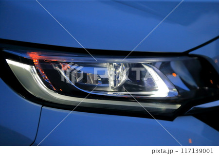 車のヘッドライト 117139001