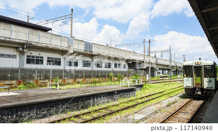 JR東日本の十日町駅の夏 117140940