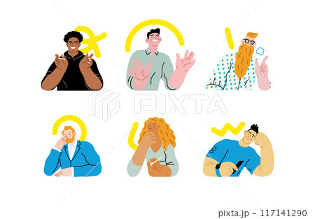 Creative Workspace: Video Conference, modern flat vector concept illustration of person engaging in virtual business meeting Connectivity, collaboration, digital interaction, remote work, productivity Creative Workspace: Video Conference, modern flat vector concept illustration of person engaging in virtual business meeting Connectivity, collaboration, digital interaction, remote work, productivity 117141290