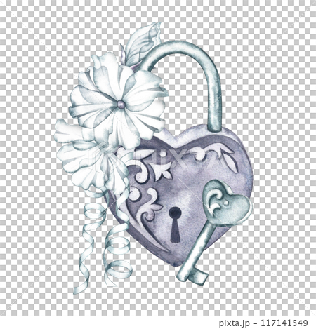 A heart-shaped castle decorated with flowers. A wedding attribute for observing traditions. A hand-drawn watercolor illustration. Isolate it. A symbol of continuity. For invitations and greeting cards A heart-shaped castle decorated with flowers. A wedding attribute for observing traditions. A hand-drawn watercolor illustration. Isolate it. A symbol of continuity. For invitations and greeting cards 117141549