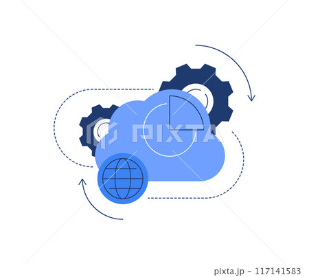 Cloud computing concept,cloud server,device data exchange and file synchronization concept Cloud computing concept,cloud server,device data exchange and file synchronization concept 117141583