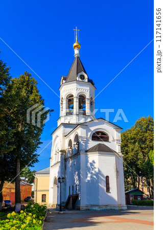 Bell tower of Theotokos Nativity Monastery in Vladimir, Russia 117141656
