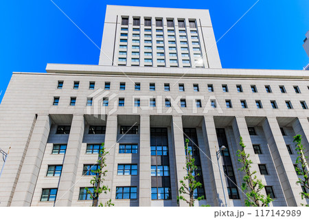 東京　千代田区 有楽町　日比谷通りから見た 第一生命日比谷ファースト 117142989