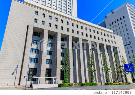 東京　千代田区 有楽町　日比谷通りから見た 第一生命日比谷ファースト 117142998