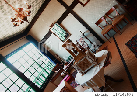 【長崎県】出島カピタン部屋の15畳の部屋 【長崎県】出島カピタン部屋の15畳の部屋 117143673