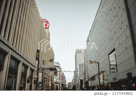 新宿東口の夕暮れ 新宿東口の夕暮れ 117143962