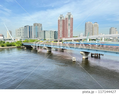 供用廃止された青海橋（東京都江東区） 117144427