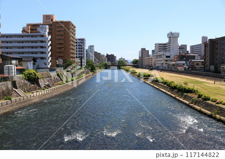 盛岡市内、北上川夕顔瀬橋下流 117144822
