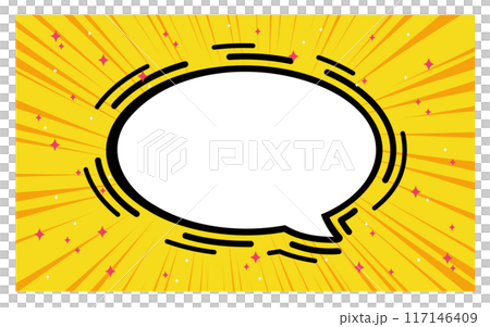 Comic book style speech bubbles and background Comic book style speech bubbles and background 117146409