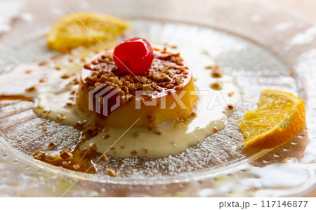 Tocino de cielo - Spanish classic egg dessert Tocino de cielo - Spanish classic egg dessert 117146877
