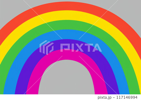 カラフルな虹のイメージ 117146994