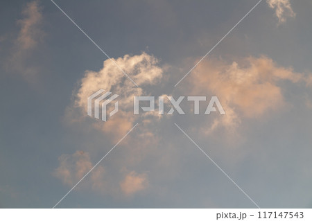 View of clouds in the sky in the afternoon View of clouds in the sky in the afternoon 117147543