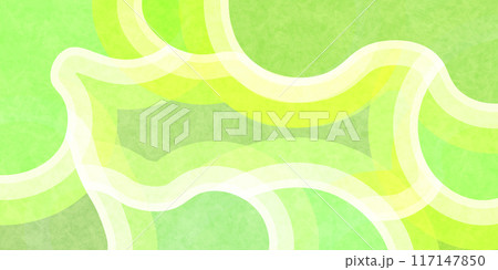 緑　和柄　テクノロジー　背景	 117147850