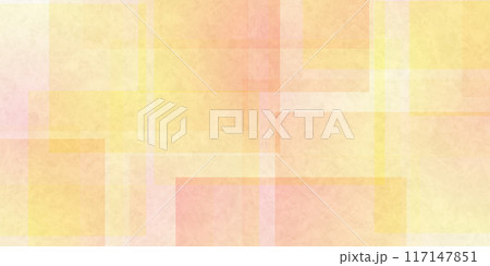 カラフル　和柄　四角　背景	 117147851