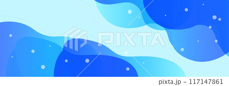 青　テクノロジー　ビジネス　模様　背景	 117147861