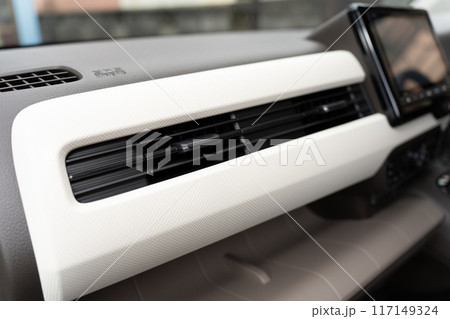 軽自動車のダッシュボードのエアコンの吹き出し SRS エアバック 軽自動車のダッシュボードのエアコンの吹き出し SRS エアバック 117149324