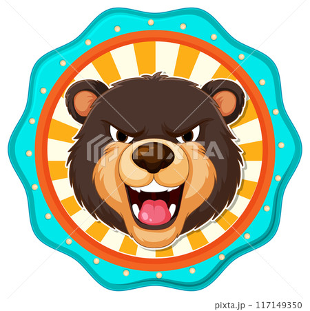 Fierce Bear Emblem 117149350