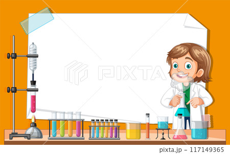 Young Scientist in Laboratory 117149365