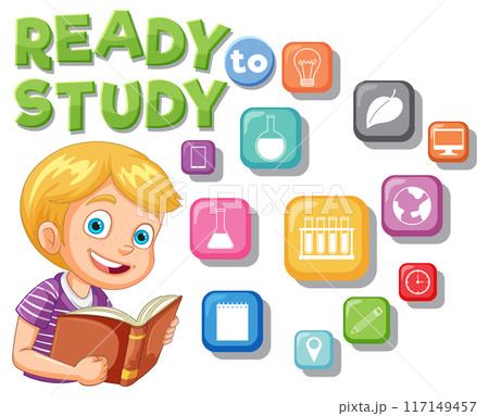 Ready to Study Illustration Ready to Study Illustration 117149457