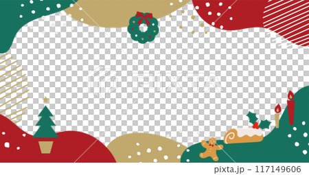 簡單流行的聖誕晚會圖像框架 簡單流行的聖誕晚會圖像框架 117149606