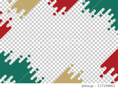 A simple and pop Christmas image frame A simple and pop Christmas image frame 117149661