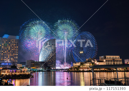 《神奈川県》横浜夜景の花火大会・みなとみらいスマートフェスティバル 《神奈川県》横浜夜景の花火大会・みなとみらいスマートフェスティバル 117151393