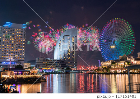 《神奈川県》横浜夜景の花火大会・みなとみらいスマートフェスティバル 《神奈川県》横浜夜景の花火大会・みなとみらいスマートフェスティバル 117151403