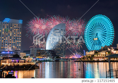 《神奈川県》横浜夜景の花火大会・みなとみらいスマートフェスティバル 《神奈川県》横浜夜景の花火大会・みなとみらいスマートフェスティバル 117151405