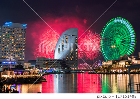 《神奈川県》横浜夜景の花火大会・みなとみらいスマートフェスティバル 《神奈川県》横浜夜景の花火大会・みなとみらいスマートフェスティバル 117151408