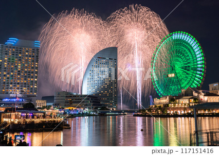 《神奈川県》横浜夜景の花火大会・みなとみらいスマートフェスティバル 《神奈川県》横浜夜景の花火大会・みなとみらいスマートフェスティバル 117151416